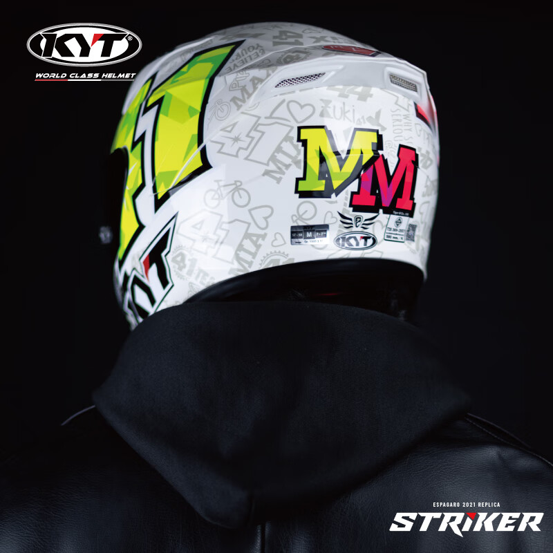 KYT official authentic imported full-face motorcycle helmet winter warm windproof track helmet ST-16 L