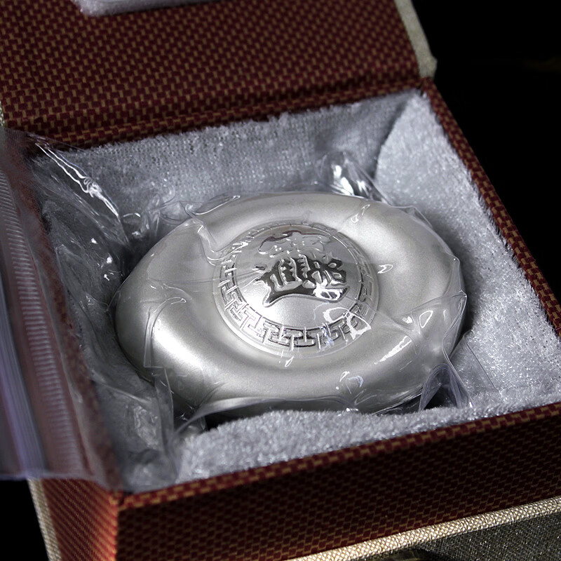 Pure bamboo pure silver 9999, investment silver ingot for attracting wealth and treasure, solid silver ingot, investment collection and gift giving, silver ingot for attracting wealth and treasure, 1000g/piece (certificate + gift box)