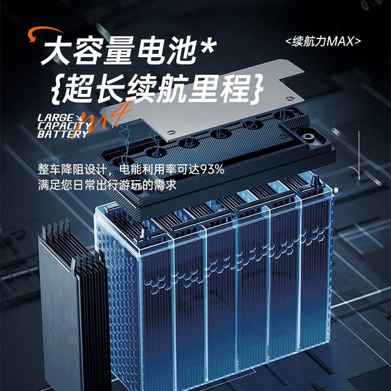 Dalong Yinghao's new high-speed 70-code sky mobile phone smart NFC electric car electric motorcycle 72V sky takeaway long-distance running high-power battery car long-distance running lithium battery long-life electric motorcycle Daman configuration-top configuration 70-code + full vehicle guardrail + high-end tail box 72V26A graphene battery