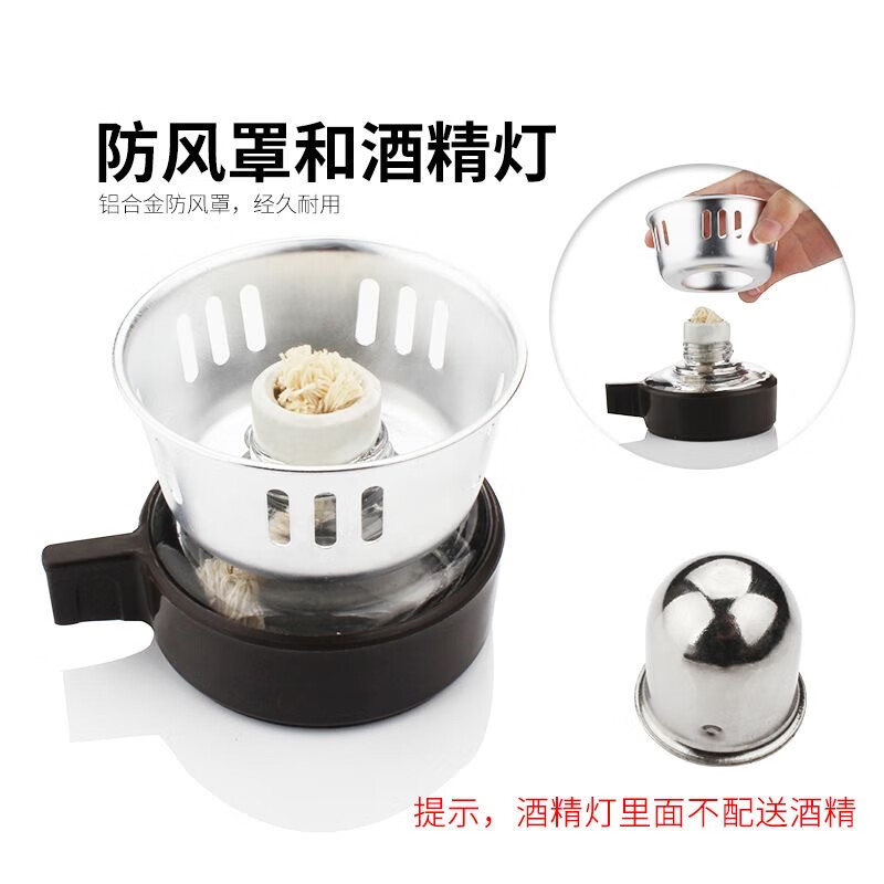 DEATKN German high-end hand-brewed coffee pot set siphon hand-grinding coffee machine distiller coffee cup gift box black handle siphon pot for 3 people