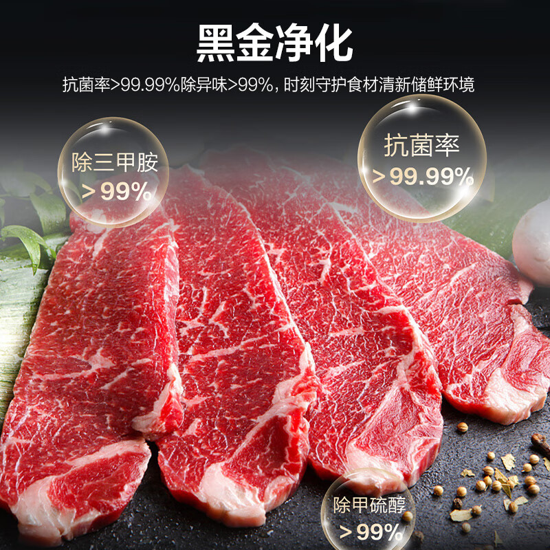 Haier family banquet series 465L cross-door mother and baby refrigerator air-cooled, frost-free, first-class energy efficiency, antibacterial and odor-free BCD-465WGHTDE9S9 home appliances national subsidy