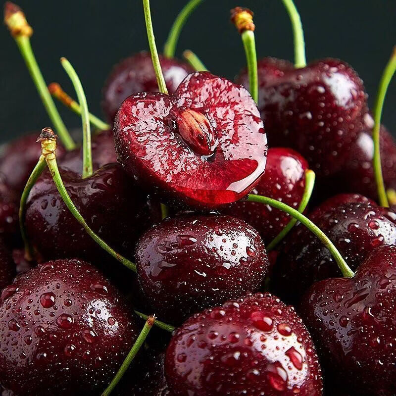 Jingdida Chilean cherries 4J grade fruit king 1.8 catties single fruit 32-34mm fresh fruit gift box direct from source with free shipping
