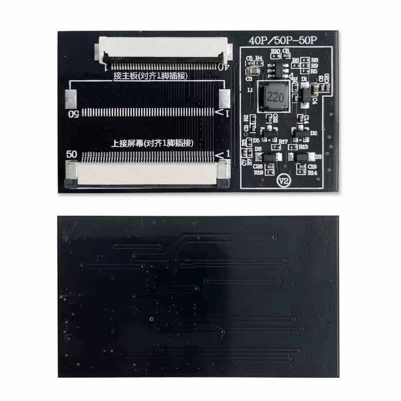 Weiyiyou 10.1-inch TFT LCD display LCD color screen universal RGB interface IPS full-view serial screen 1024*600 adapter board 50PIN to 40PIN