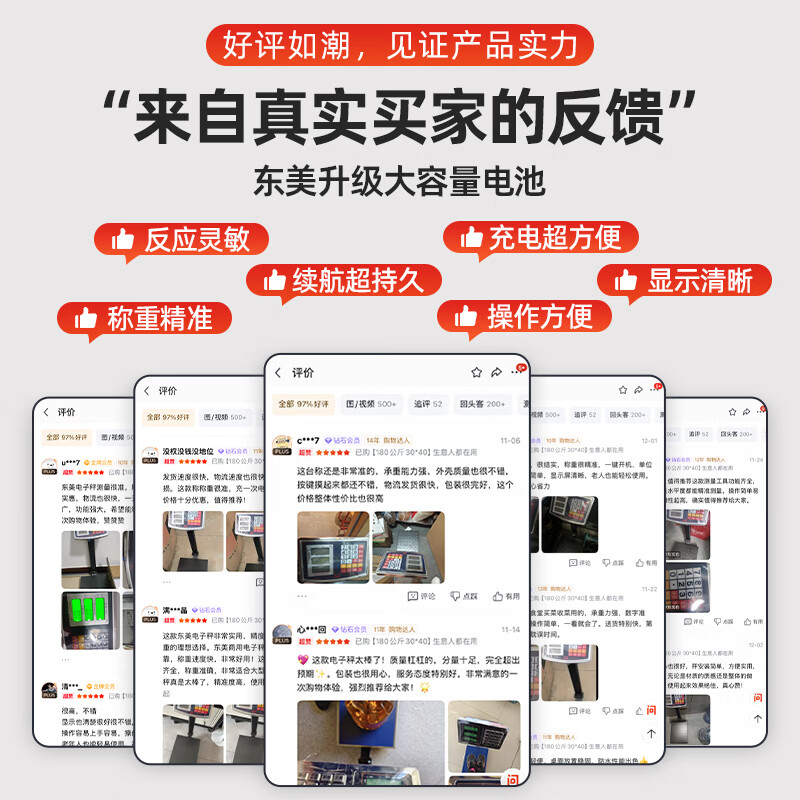 Dongmei rechargeable platform scale electronic scale commercial high-precision floor-standing vegetable selling electronic scale cargo scale pricing large industrial counting express scale