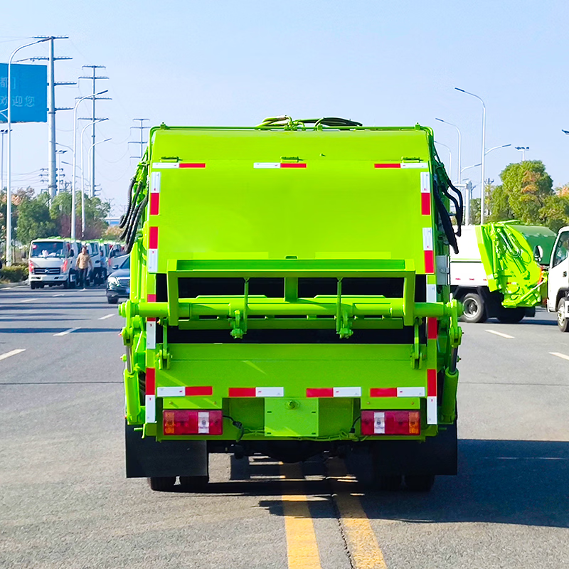 National VI Kaima 4-square-meter garbage truck blue brand compressed garbage truck community property garbage removal transport vehicle deposit vehicle deposit compressed garbage truck 3