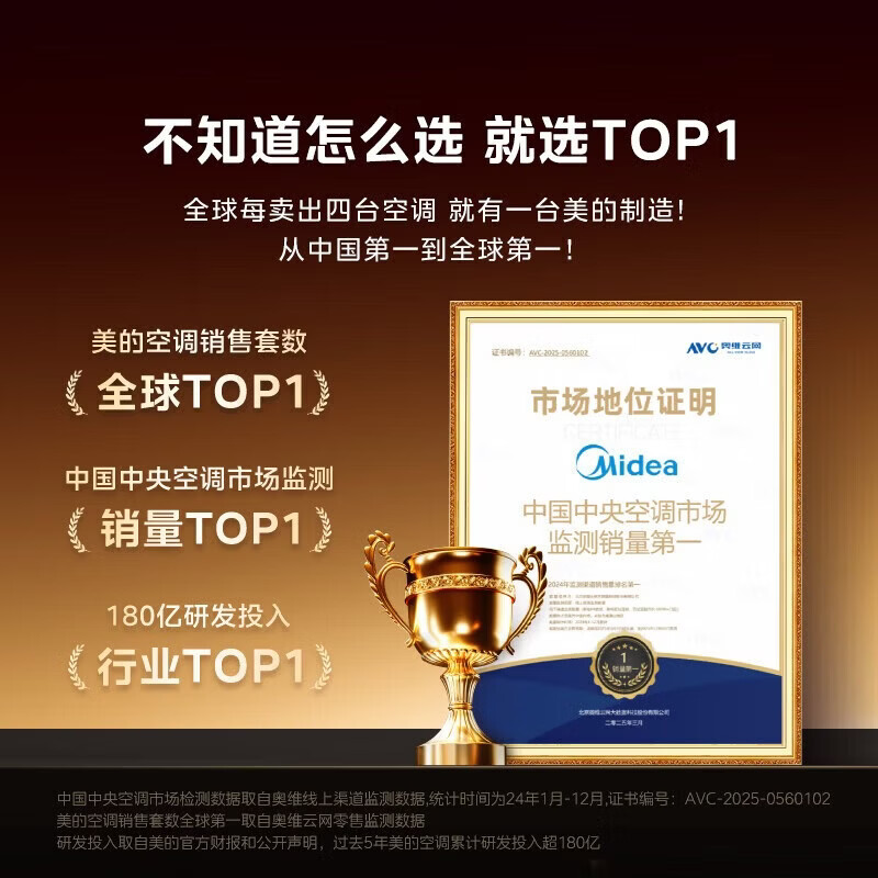 Midea central air conditioning ideal home third generation starlight pro multi-split one to four/one to three/one to five/one to six 4P5P6P commercial household air duct machine full DC frequency conversion 5 HP first class energy efficiency 120 for four Starlight pro