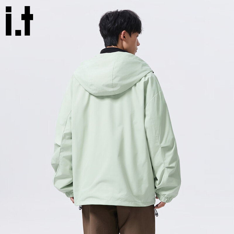 CHOCOOLATEit trendy outdoor polar fleece jacket men's winter warm three-in-one loose casual jacket mint green 2XL