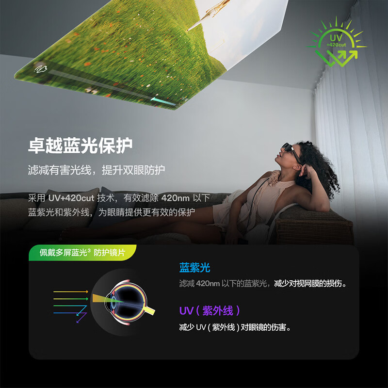 XREAL1S smart AR glasses Doctor’s high-end myopia glasses accessories service (below 1000 degrees) consult customer service to place an order Customized products are not supported for 7 days without reason 1.67 refractive index Lighter and thinner - suitable for medium and high myopia