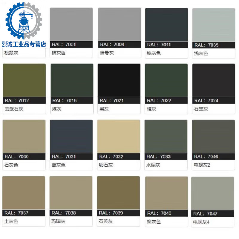 Sanhe automatic spray paint RAL7011 iron gray ral701270157035 light gray Raul custom paint Q1 RAL7042 traffic gray A