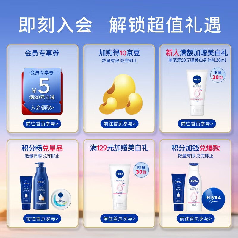 NIVEA (NIVEA) Sun Yingsha's same natural VC whitening body lotion for women, warm and whitening moisturizing lotion 400ml New Year's gift