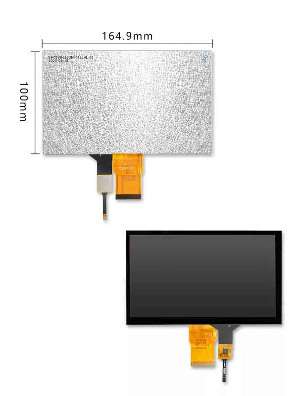 Weiyiyou 7-inch TFT LCD display IPS high-definition RGB interface GT911 capacitive touch serial screen 50P with capacitive touch IPS500 brightness 8004