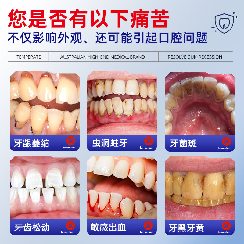 Zixinpu Pharmacy Medical-grade gingival atrophy special heavy repair regenerated silicon toothpaste periodontal anti-moth protection gum solid tooth inflammation toothpaste