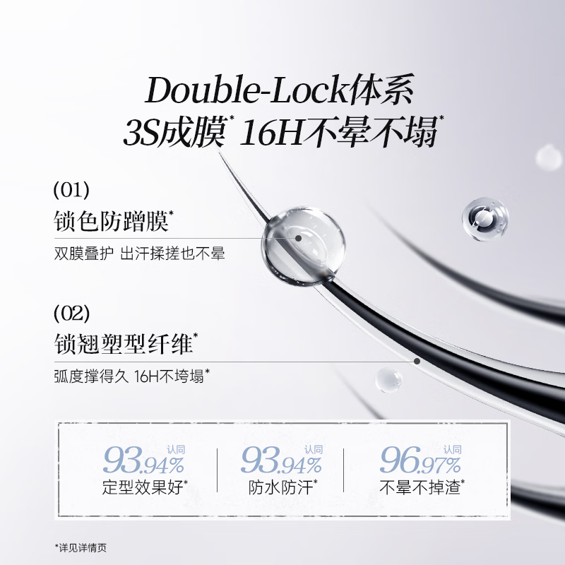 Carslan Light Feather Slim Mascara Thick Curl No Clumping No Smudge (Curly Version) 8g New Year's Valentine's Day Gift for Women