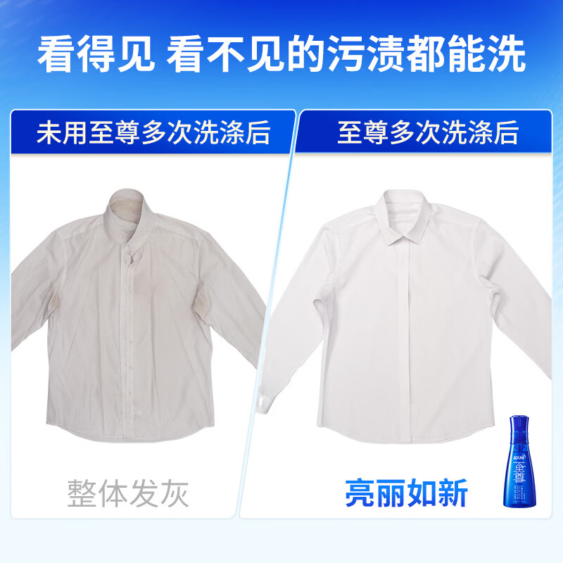 Blue Moon Supreme Laundry Essence Concentrated Laundry Detergent Multi-scent 660g*2 bottles, clean and quick to wash, remove stains and mites