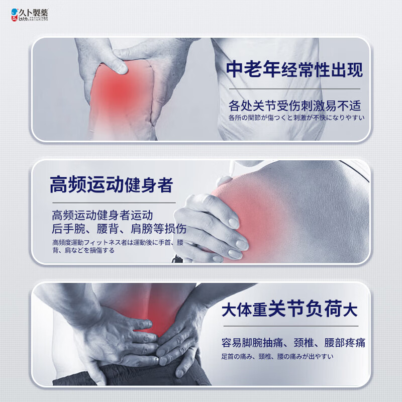 Jiub Pharmaceutical Japanese plaster Jiub light-sensitive patch shoulder, neck, lumbar disc herniation, knee joint discomfort, synovitis hot compress 3 bags