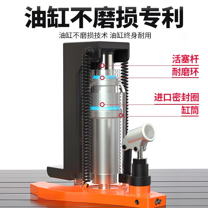 Hejian Gong vertical jack duckbill type small hook type hydraulic lifting machine low oil pressure 10t 20T 30 tons type_top 50T claw 25T_high