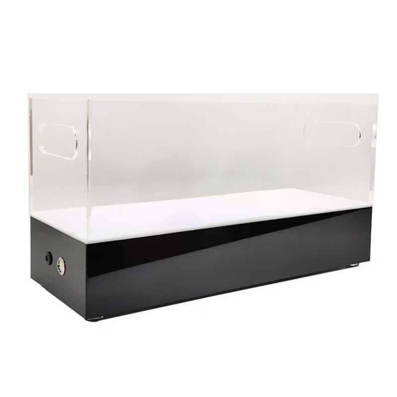 Du Zhunyu Bar Luminous Beer Frame LED Ice Bucket Acrylic Champagne Bucket Nightclub KTV Party Vessel Wine Seat Thickened 24 Pack - Ice Pattern Solid Colorful Light - 4*6