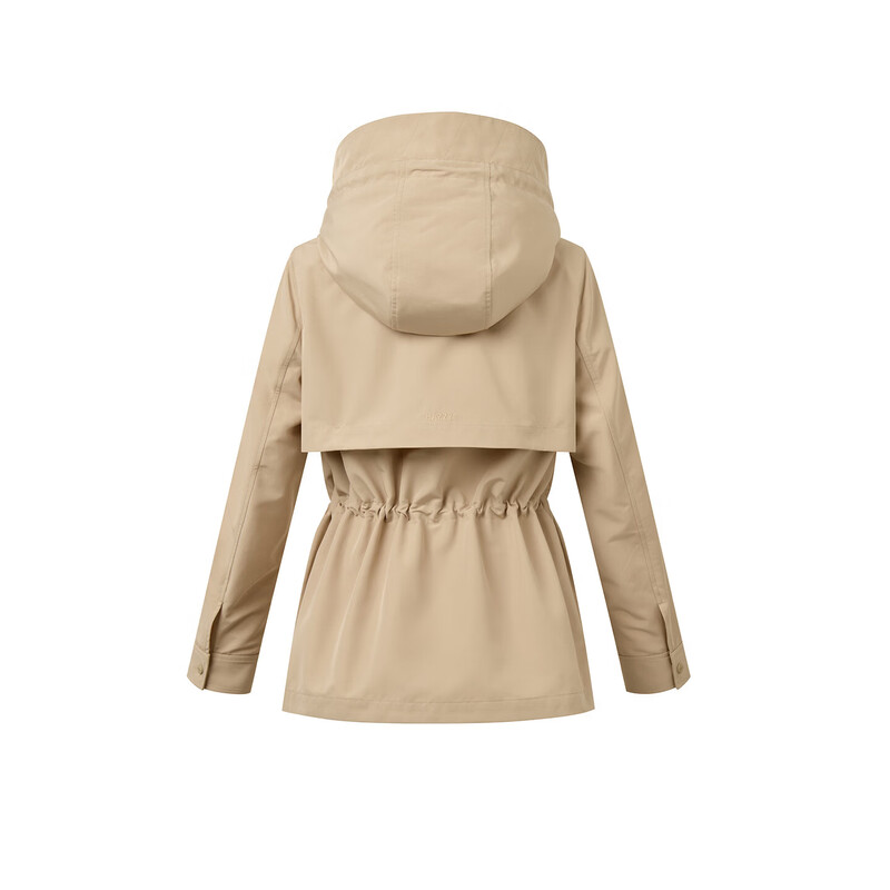 HAZZYS Women's Spring Jacket PHIZ Series Removable Hood Waist Jacket Women ASVSU0DAX05