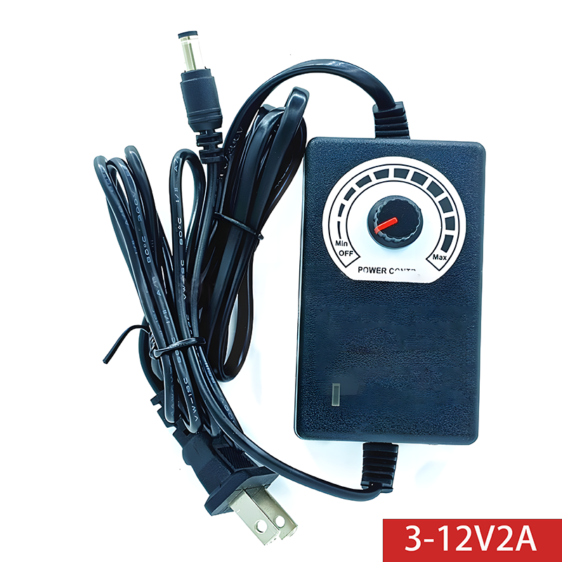 Huili 220V to 12V24V adjustable DC power supply 550/775/795 digital display 60W DC regulated power supply 3-12V2A (two-wire adjustable)