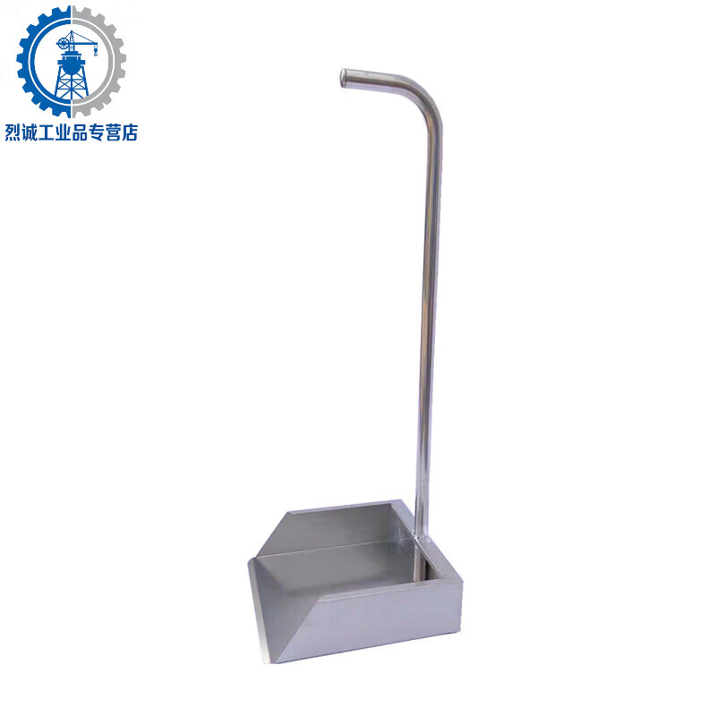 Integrated 304 dustpan stainless steel garbage shovel outdoor courtyard dustpan bucket poke several 1.5 thickened single *transparent *transparent