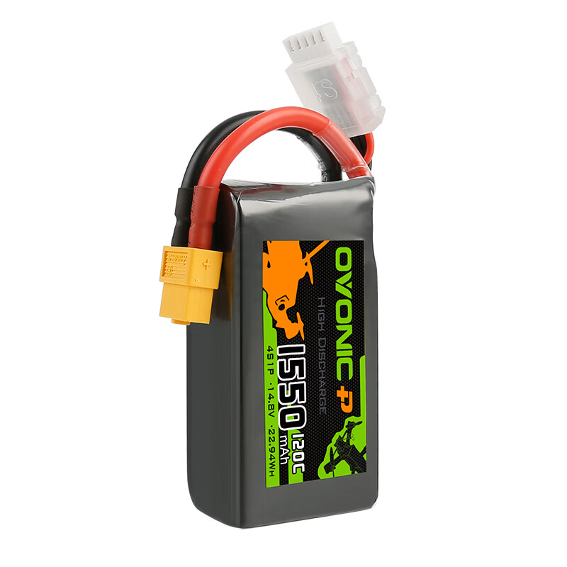 OVONIC European brand 1550mAh 120C 4S 14.8V XT60 5-inch racing flower flight training drone drone FPV battery