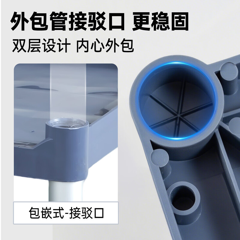 Temeiju dining cart large cart 3-story mobile serving cart large dining cart canteen hotel kitchen restaurant commercial