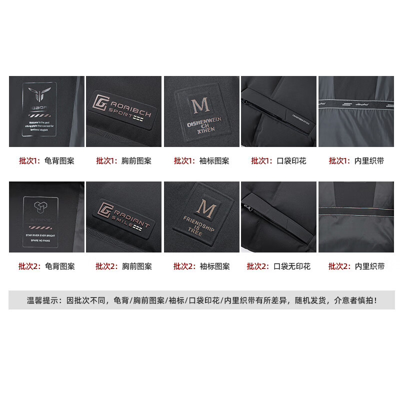 YAYA down jacket men's short detachable hood thick warm young and middle-aged winter business casual jacket Y05 navy 180