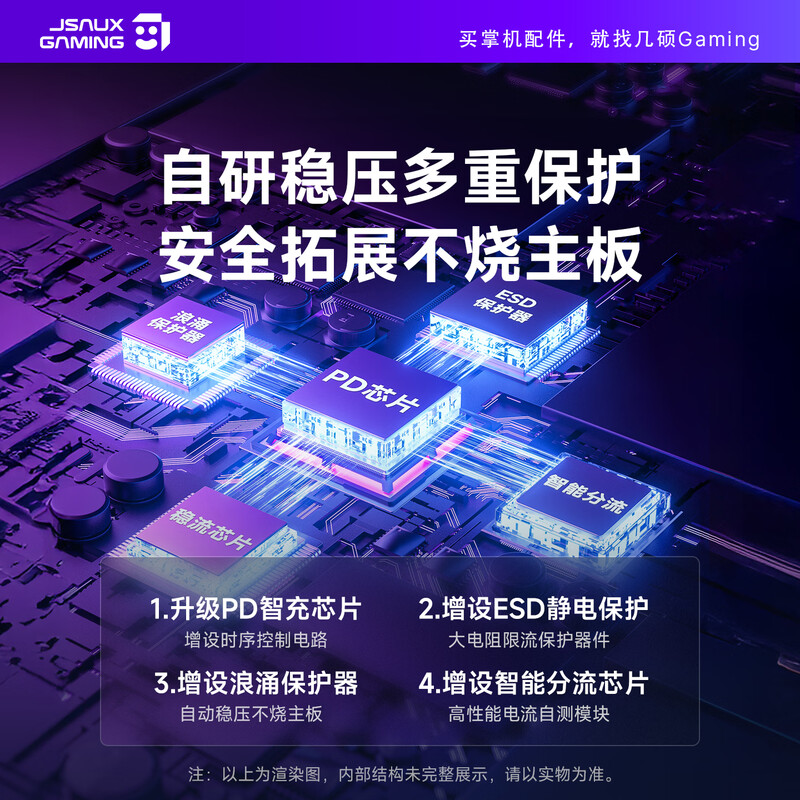 JSAUX steamdeck docking station suitable for ROG handheld console xboxally docking station 4k144Hz notebook accessories typec base HDMI projection screen usb official 8K base