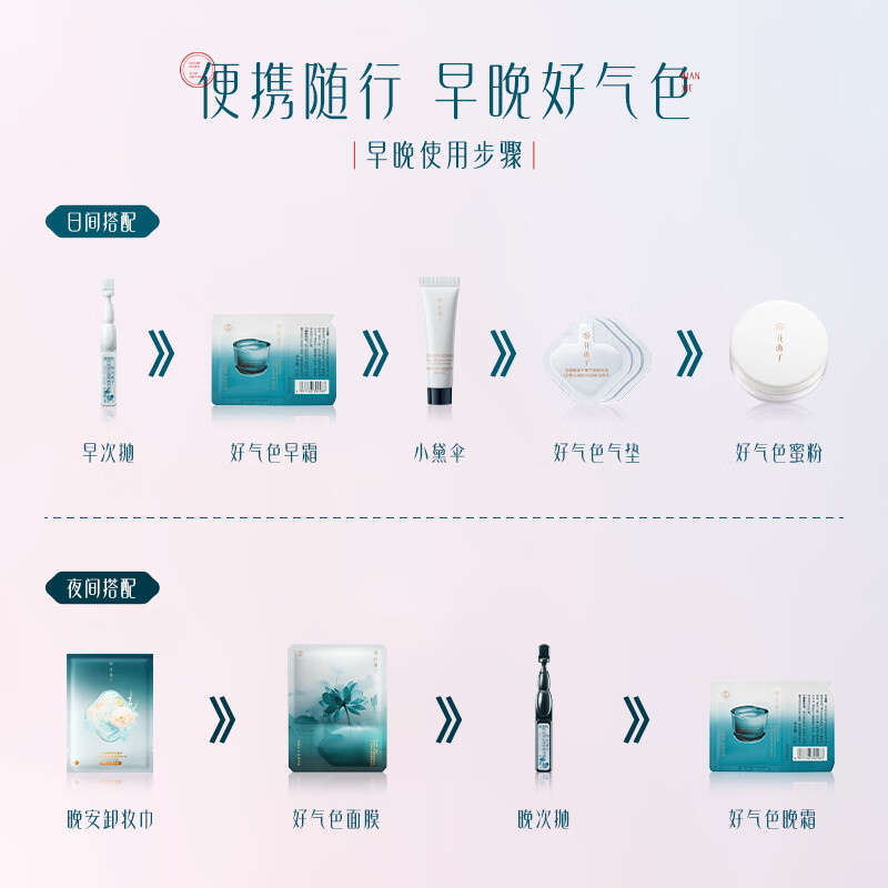 Sold out. Good complexion. Moisturizing skin care. Exquisite make-up. A portable essential for travel.