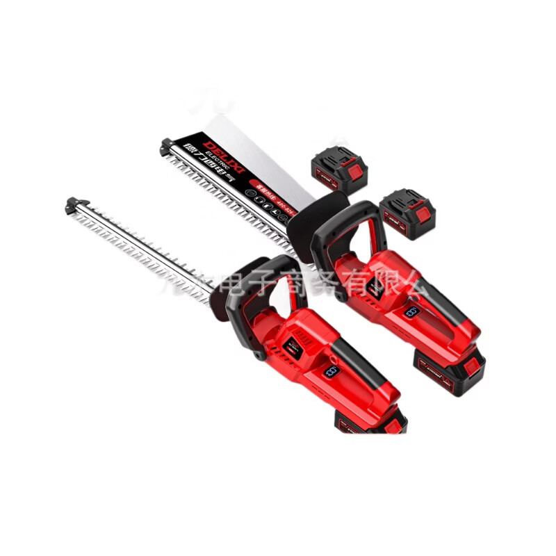 Sanqihu Electric Electric Hedge Trimmer Rechargeable Flower Pruning Shears Tea Garden Lawn Trimmer One Generation Single Blade 10 Sections 4.0Ah Two Batteries and One Charge