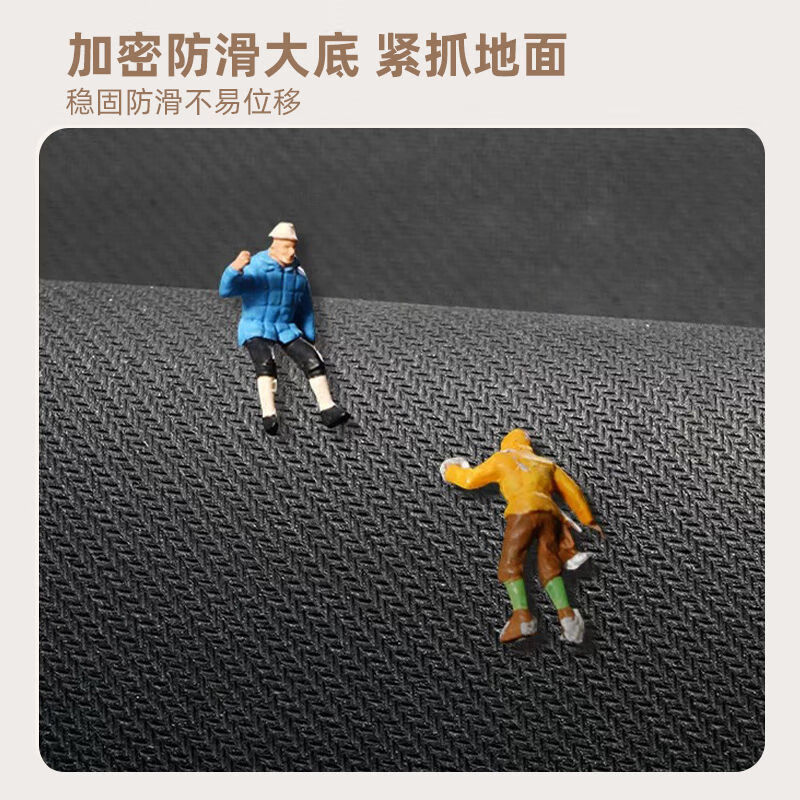 Wing Fantasy 5 three-dimensional pattern woven absorbent floor mat foyer blanket Apple Wang 40x60CM imitation linen woven soft cushion