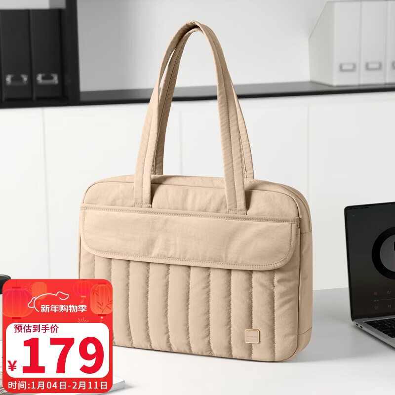POLO women's laptop bag 14-inch laptop bag liner bag business briefcase shoulder tote bag for women
