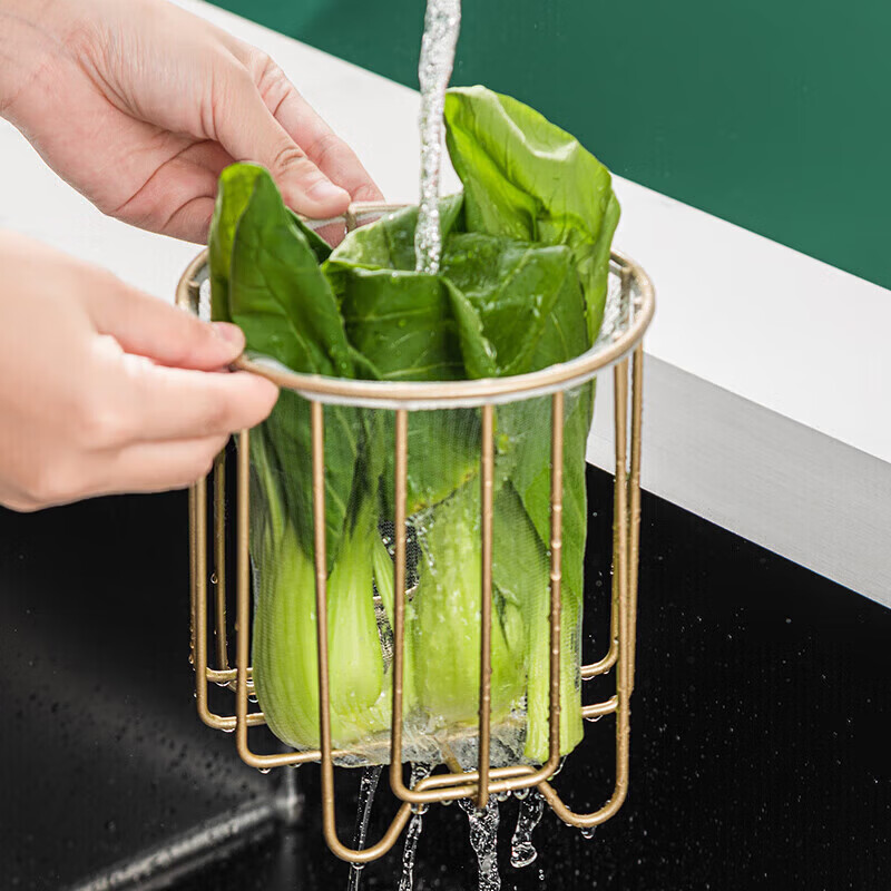 He Jiagong kitchen sink filter leftover food filter residue kitchen waste drain drain net drain gold drain basket 100 filters