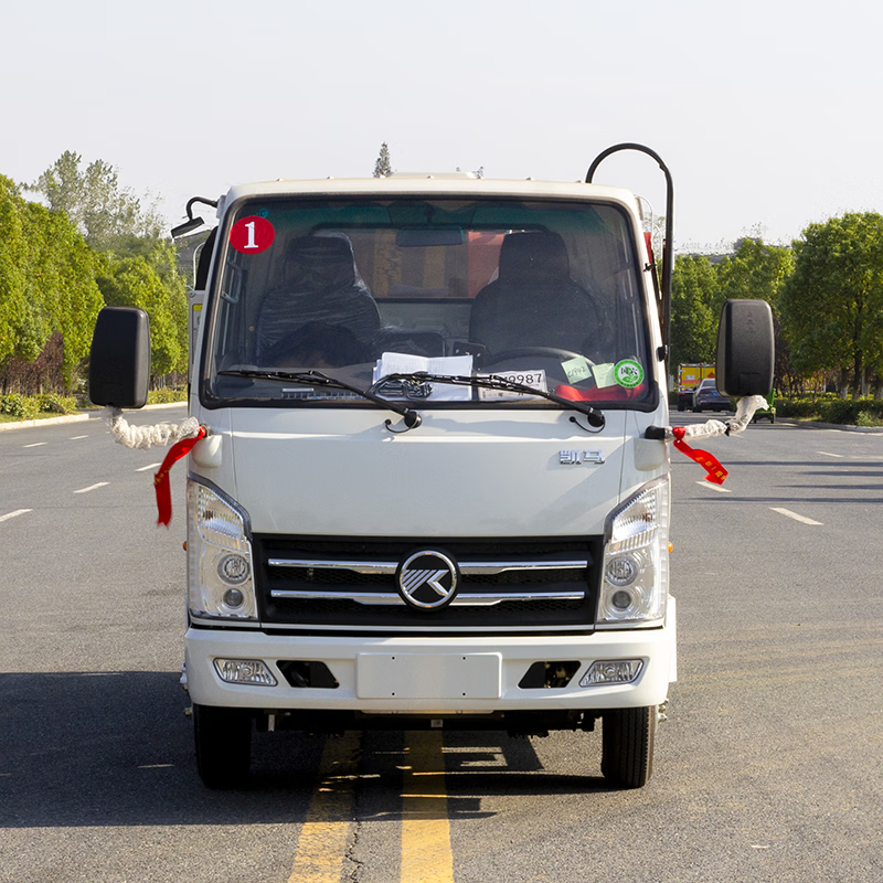 National VI Kaima 4-square-meter garbage truck blue brand compressed garbage truck community property garbage removal transport vehicle deposit vehicle deposit compressed garbage truck 3