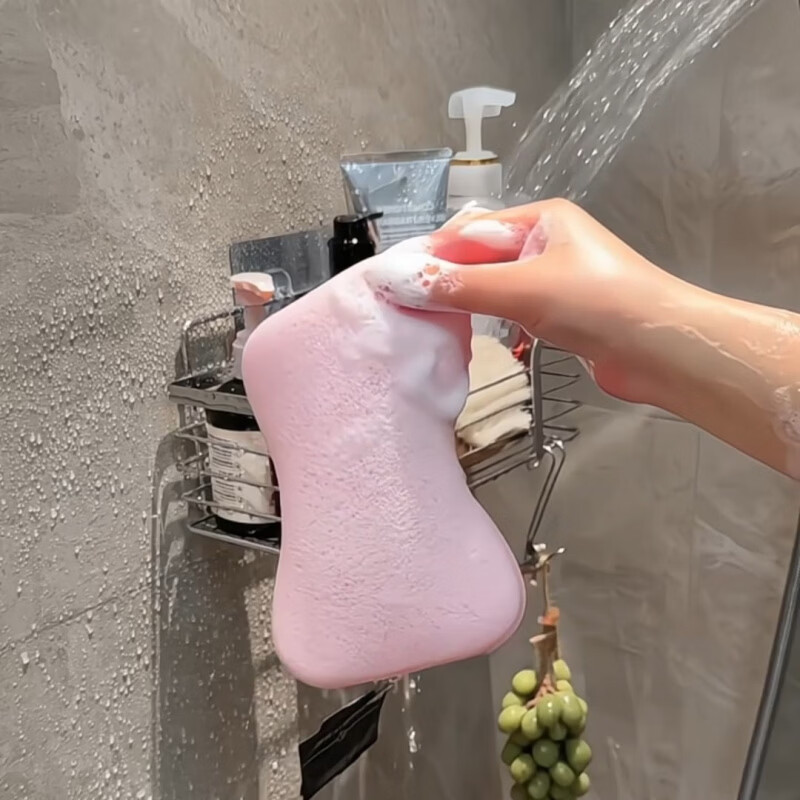 Shantou Lincun Bath Soap Bag 06 New Sponge Bubble Net Bathroom Bath Cleaner Powder Cleanser Bath Soap Bag