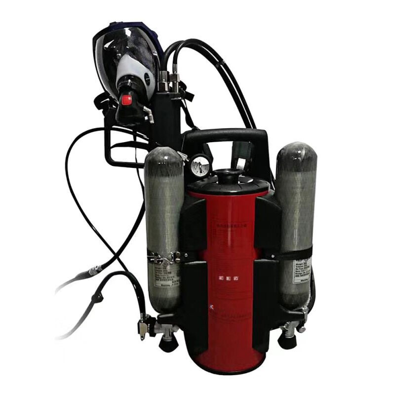 QWLB12/0.8-A Backpack high-pressure water mist fire extinguishing device Mobile DC spray water gun pulse forest fire extinguisher Backpack 12L single gas cylinder Ning'an brand