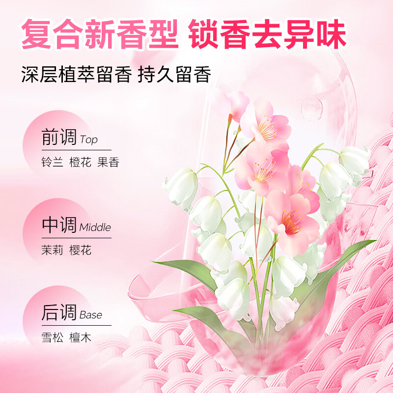 Vitality 28 Lily of the Valley and Sakura Laundry Detergent 3.2kg bag 1.6kg enzyme stain removal fragrance long-lasting fragrance new product launch