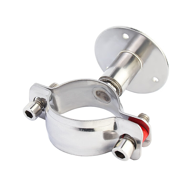 Jinchao 304 stainless steel pipe clamp pipe fixed bracket adjustable bracket water pipe clamp gas and natural gas clip buckle (19-22) 30-50mm adjustment