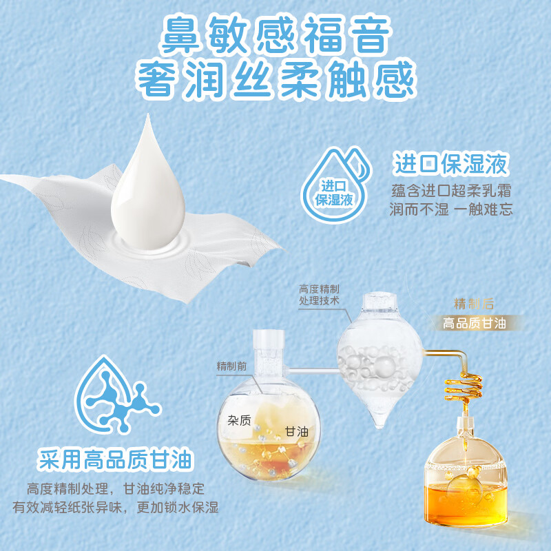 Nipia Noble Cream Paper 4 layers 70 pumps * 15 packs of soft moisturizing paper towels for sensitive muscles and nose sensitive napkins