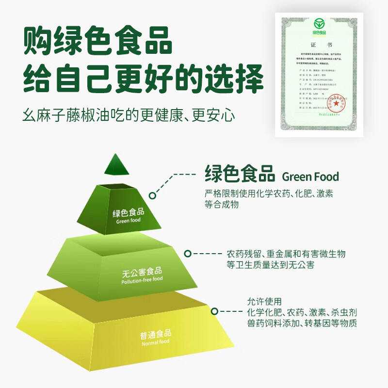 Yaomazi rattan pepper oil 400ml green pepper oil household pepper oil sesame oil spicy hot special seasoning