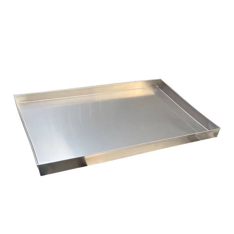 Jieyimao 304 stainless steel plate, water tray, handmade plate, commercial rectangular tray, custom size oil tray, drain tray, 1mm thickened, 201, 120cm, 120cm, 4cm, edge-wrapped, scratch-resistant hand