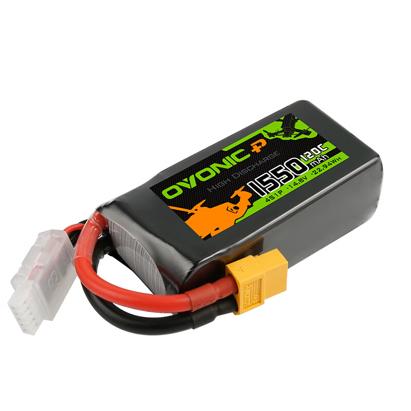 OVONIC European brand 1550mAh 120C 4S 14.8V XT60 5-inch racing flower flight training drone drone FPV battery