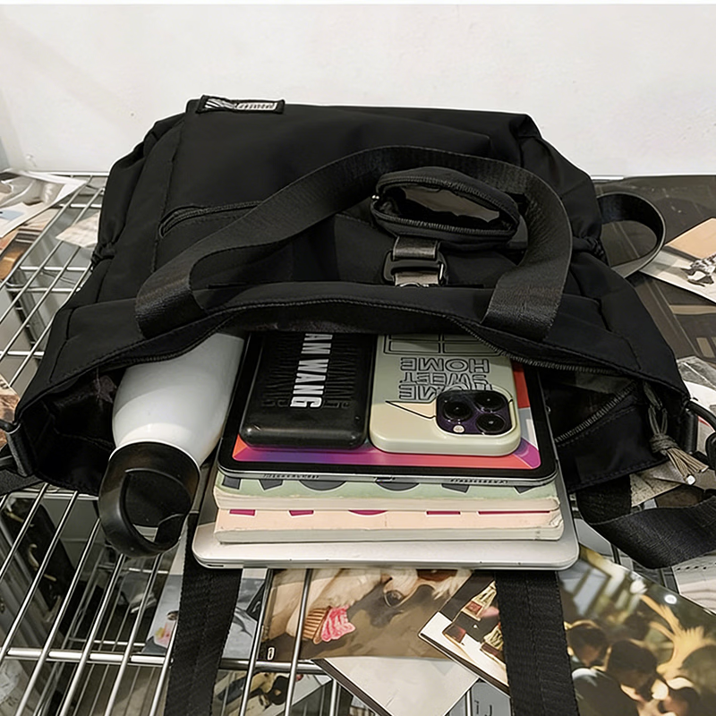 VICTORIATOURIST school bag for middle and high school students, large-capacity tutoring bag, good-looking lightweight crossbody bag, tutoring bag, book carrying student tote bag