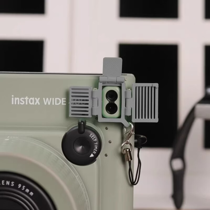 Lingyunhe is suitable for Fuji wide400 exposure artifact Polaroid accessories camera triple blackout fill light green exposure artifact + anti-accidental touch shutter cover four exposure levels / shutter anti-accidental touch / lanyard anti-lost