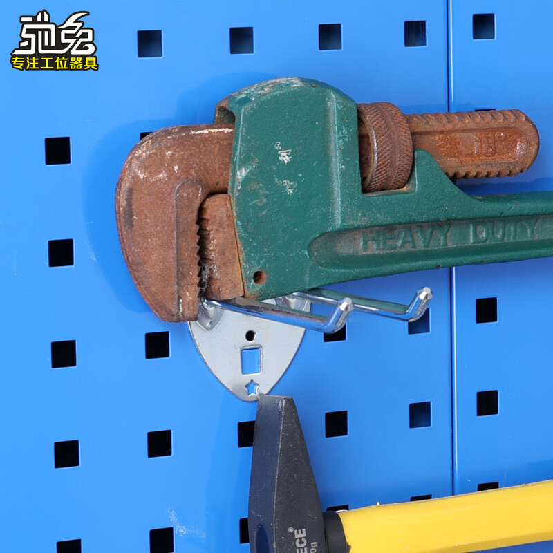 Chitu stainless steel single straight hook double oblique hook hole plate tool display rack hanging plate multi-functional hole plate hook stainless steel double straight 50mm