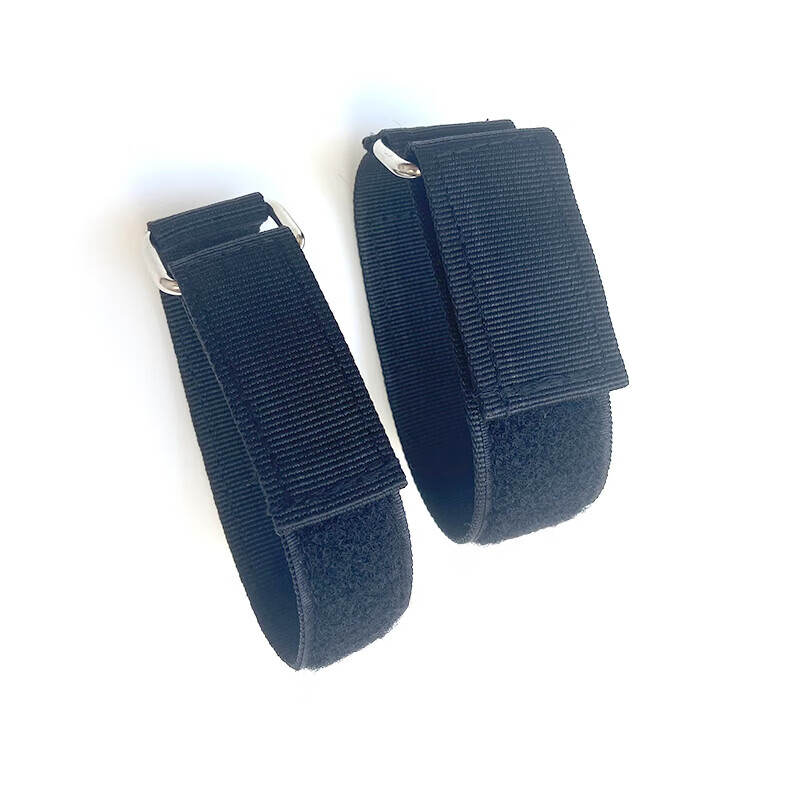 Reverse-buckle Velcro straps, non-elastic cargo binding and fixing straps, self-adhesive straps, woven straps, reverse-buckle woven straps, iron buckles 3.2cm*70cm*2 strips only black