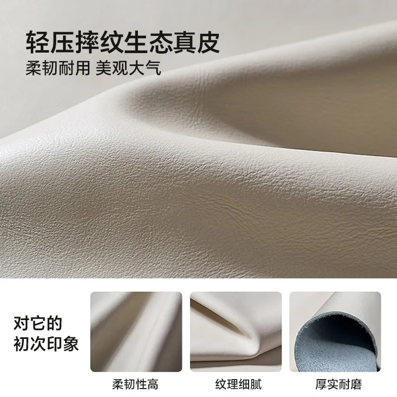 Songxian leather bed double bed 1.5m x 2m modern simple edge-to-side soft package master bedroom large bed storage bed #233-11