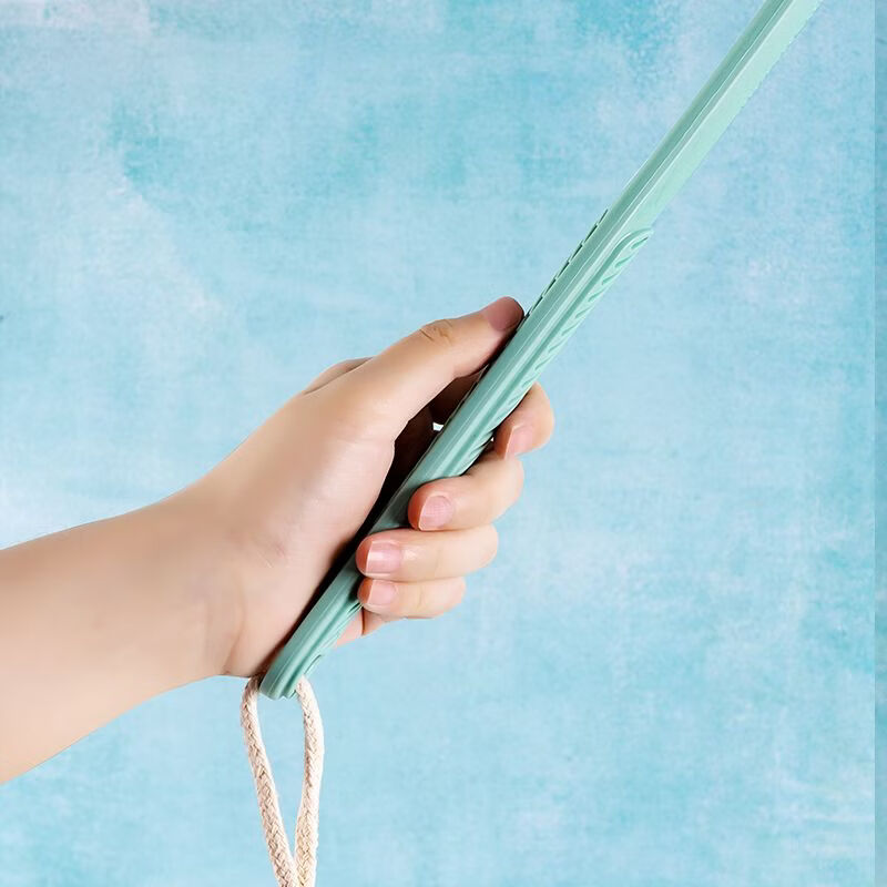 Yong Huan new bath brush long handle body rub back massage double-sided brush soft hair men and women bathing adult bath does not hurt the skin Nordic massage bath brush Morandi green 2 no specifications