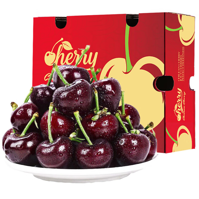 Detective Xianxian imported large cherries from Chile, next-day delivery to multiple locations, fresh fruit optional gift box, 1250g (net weight), Big Mac 3J 30-32mm, 3kg box, gift box