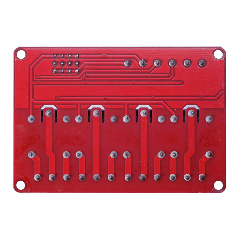 Throwing stones, with optocoupler relay module, 4-way relay, 24V working voltage, current resistance 10A, adjustable trigger level
